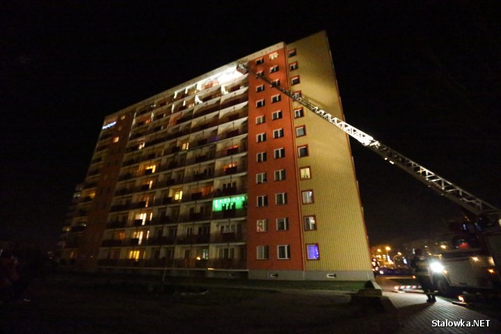 Spaleniu uległa odzież i inne rzeczy pozostawione na balkonie na czas remontu mieszkania. Jak się okazało do pożaru doszło wskutek odpalonego fajerwerka, który spadł na balkon.