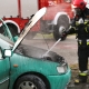 Stalowa Wola: Pożar auta na Okulickiego