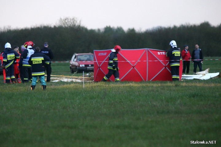 TURBIA: w wypadku szybowca zginął 59-letni mężczyzna, mieszkaniec województwa mazowieckiego. Maszyna spadł z wysokości 150 metrów.