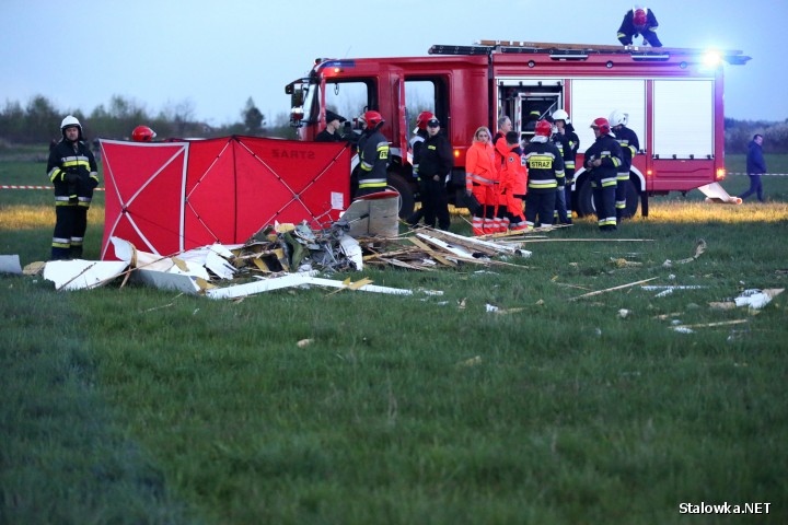 TURBIA: w wypadku szybowca zginął 59-letni mężczyzna, mieszkaniec województwa mazowieckiego. Maszyna spadł z wysokości 150 metrów.