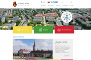 Strona główna nowej strony internetowej Urzędu Miasta w Stalowej Woli.