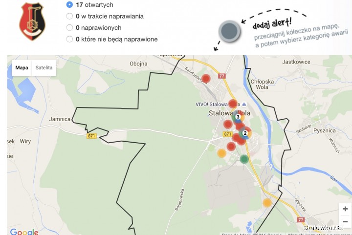 Mieszkańcom Stalowej Woli przypadła do gustu aplikacja naprawmyTo.pl. Przez niespełna dobę zgłoszono kilkanaście alertów - dotyczących poprawy wizerunku naszego miasta.
