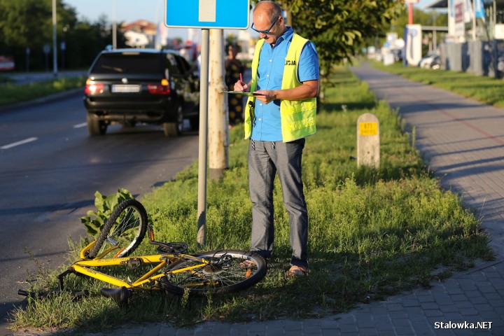 Na Drodze Wojewódzkiej 871 nieopodal motelu Sezam doszło do potrącenia rowerzystki.