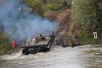 Pododdziały 21 Brygady Strzelców Podhalańskich pokonywały rzekę San na poligonie w okolicach Radomyśla. Pływały Bojowe Wozy Piechoty, transportery BRDM oraz samobieżne haubice Goździk.