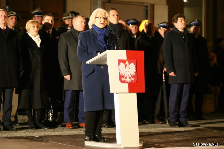 Stalowa Wola: Święto Niepodległości 2016 na placu Józefa Piłsudskiego.