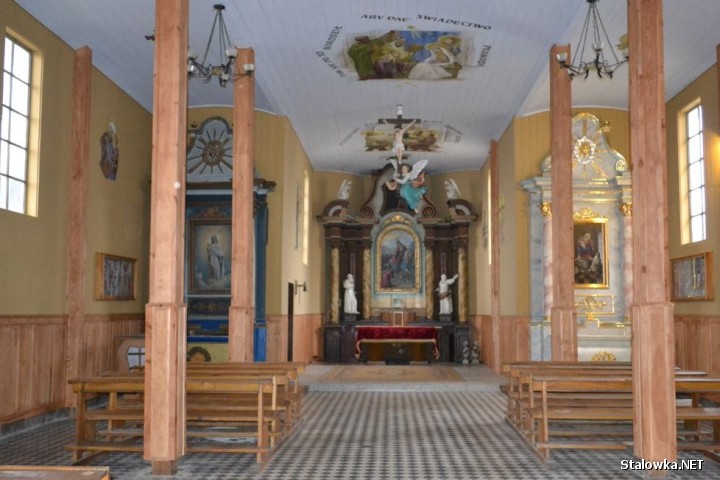 354 tysiące złotych - tyle narazie kosztowały prace renowacyjne w zabytkowym kościele Matki Bożej Różańcowej w Stanach (gmina Bojanów).