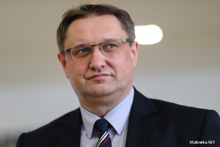 Prorektor ds. kształcenia Grzegorz Masłowski.
