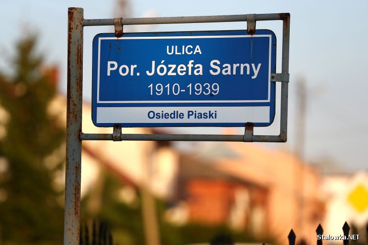 Ulica kapitana Józef Sarny na osiedlu Piaski w Stalowej Woli.
