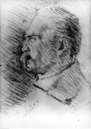Portret sygnowany przez Józefa Piłsudskiego z 1916 roku ze zbiorów Narodowego Archiwum Cyfrowego.