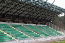 Stadion piłkarski MOSiR - trybuna