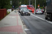 Droga została zablokowana. Policjanci z posterunku w Zaklikowie wyznaczyli objazdy. 