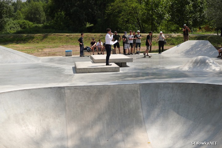 Skatepark w Stalowej Woli już otwarty.