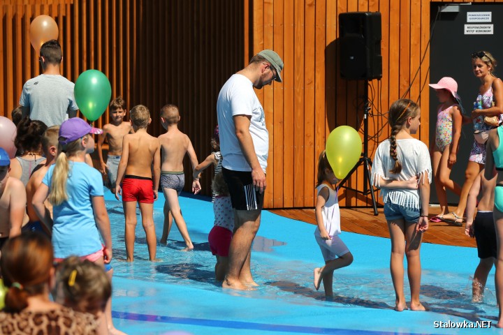 Stalowa Wola: otwarcie wodnego placu zabaw w Parku Miejskim.