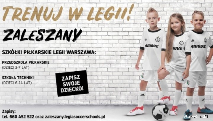 Piłkarskie Przedszkole Legia Soccer Schools w Zaleszanach jest pierwszym etapem zajęć sportowych skierowanych zarówno do dziewczynek jak i chłopców w wieku od 3-7 lat (dzieci urodzone w latach 2011 - 2015).