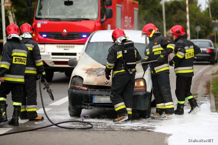 Do pożaru auta doszło na ulicy Energetyków w Stalowej Woli.