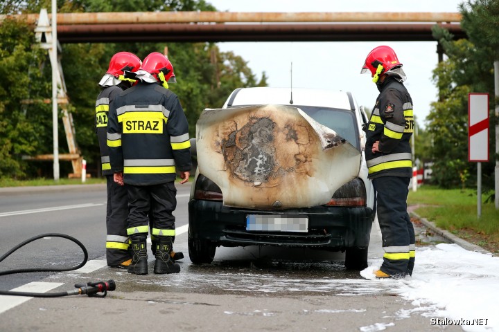 Do pożaru auta doszło na ulicy Energetyków w Stalowej Woli.