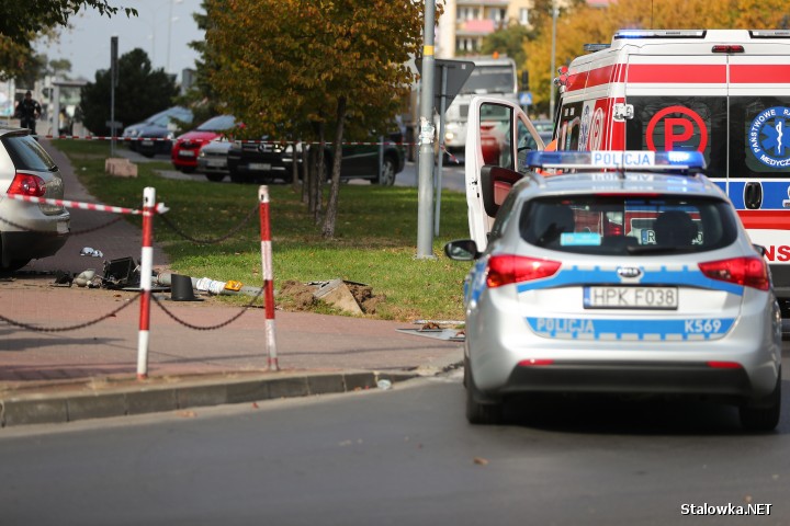 Do wypadku doszło na osiedlu Centralnym na skrzyżowaniu ulicy ks. Jerzego Popiełuszki z ulicą gen. Leopolda Okulickiego.