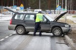 Na drodze wylotowej na Tarnobrzeg doszło do wypadku drogowego, w którym jedna osoba została ranna.