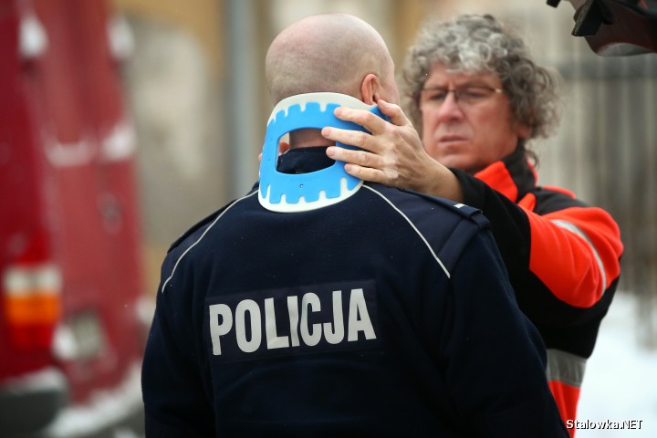 Dwóch policjantów zostało rannych w wypadku w Rozwadowie.