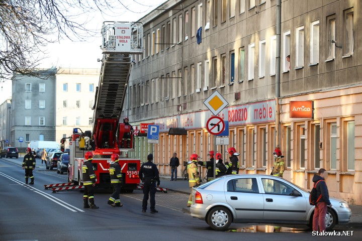 Do pożaru doszło w bloku przy ulicy 1-go Sierpnia w Stalowej Woli.