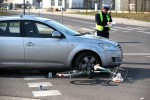 39-letni rowerzysta z rozbitą głową trafił do szpitala w Stalowej Woli.