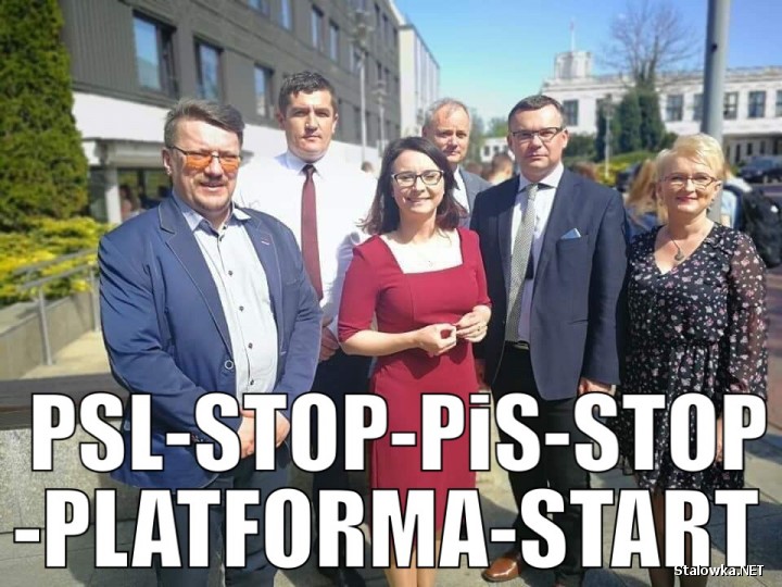 Telegram z Warszawy: PSL-STOP-PiS-STOP-PLATFORMA-START