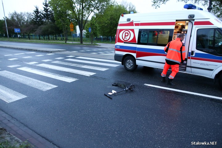 Do potrącenia doszło na ulicy Staszica w Stalowej Woli.