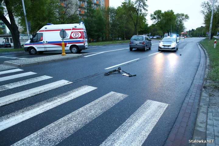 Do potrącenia doszło na ulicy Staszica w Stalowej Woli.