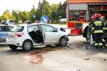Do wypadku doszło na skrzyżowaniu ulic Chopina oraz Poniatowskiego w Stalowej Woli.