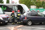 Do wypadku doszło na skrzyżowaniu ulicy Sandomierskiej z ulicą Brandwicką na osiedlu Rozwadów w Stalowej Woli.