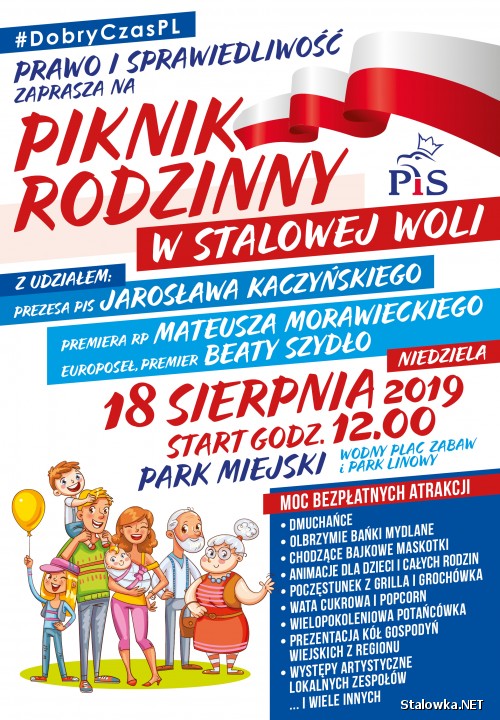 Udział w imprezie zapowiedział prezes Prawa i Sprawiedliwości Jarosław Kaczyński.