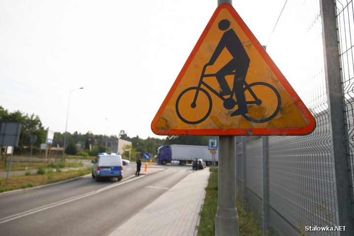 Do potrącenia rowerzysty doszło na ulicy Ignacego Mościckiego w Stalowej Woli.