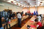 Władze Tauronu w towarzystwie władz miasta i przedstawicieli parlamentu spotkały się z dziennikarzami.