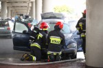 Do pożaru auta doszło na ulicy Okulickiego w Stalowej Woli.