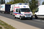 Na terenie Stalowowolskiej Strefy Gospodarczej doszło do potrącenia rowerzysty. W poważnym stanie trafił do szpitala w Stalowej Woli.