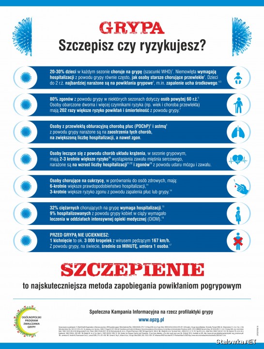 Stalowa Wola znalazła się w gronie samorządów wyróżnionych w ramach Ogólnopolskiego Programu Zwalczania Grypy, otrzymując tytuł Nowego Lidera w zakresie profilaktyki grypy.