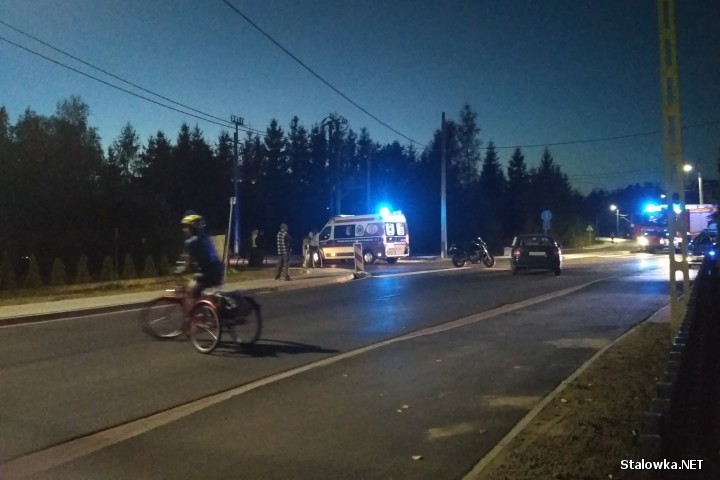 Do wypadku z udziałem motocyklisty doszło w Pysznicy na ulicy Wolności.