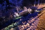 Na Drodze Wojewódzkiej nr 871 relacji Stalowa Wola -Tarnobrzeg doszło do wypadku drogowego, w którym dachował samochód osobowy.