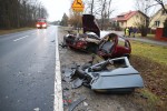 W miejscowości Zbydniów doszło do czołowego zderzenia dwóch pojazdów.