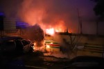 Na ulicy Ofiar Katynia w Stalowej Woli doszło do pożaru wraku autobusu.