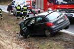 Do czołowego zderzenia pojazdów doszło na trasie Stalowa Wola - Tarnobrzeg.