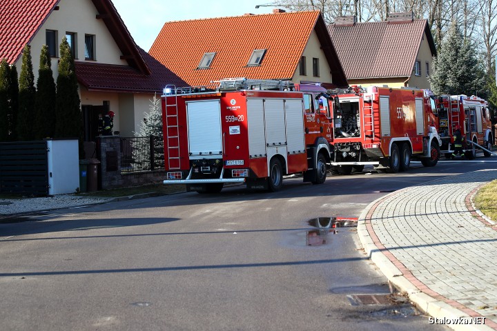 Do pożaru doszło w jednym z domostw na ulicy Żytniej w Stalowej Woli.