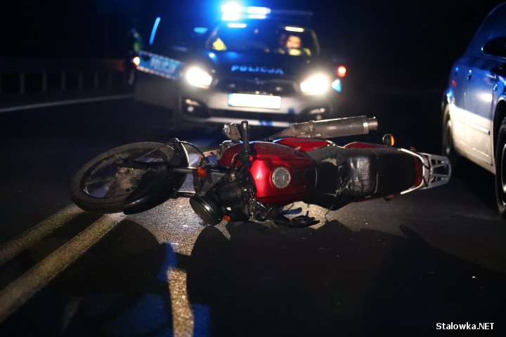 Do wypadku z udziałem motocyklisty doszło na Drodze Wojewódzkiej nr 855 w miejscowości Brandwica (gmina Pysznica).