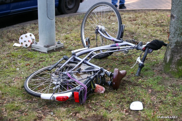 Na ulicy Elizy Orzeszkowej w Stalowej Woli potrącono rowerzystę.