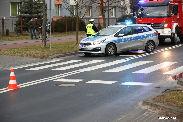 Na ulicy Elizy Orzeszkowej w Stalowej Woli potrącono rowerzystę.