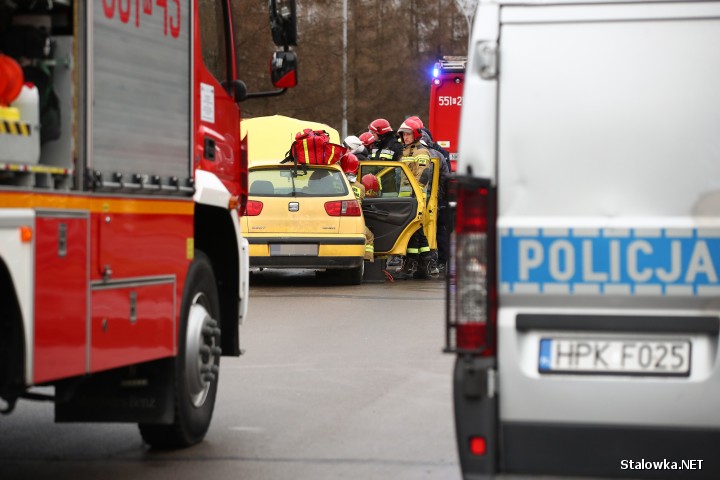 Do zderzenia pojazdów doszło na ulicy Okulickiego w Stalowej Woli.