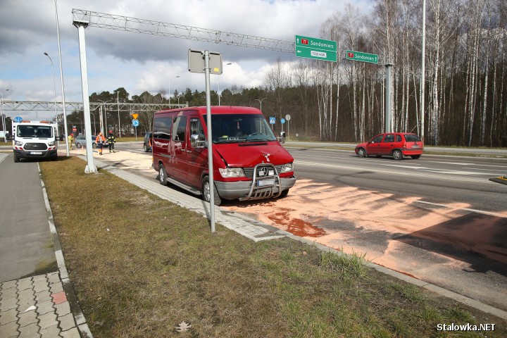 Na ulicy Energetyków w Stalowej Woli doszło do dwóch zdarzeń drogowych.