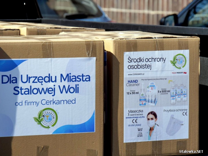 Dziś zarząd firmy przekazał na rzecz Urzędu Miasta w Stalowej Woli pakiet środków ochronnych do rozdysponowania wśród najbardziej narażonych grup.
