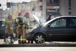 Do pożaru samochodu doszło na parkingu przed Prokuraturą Rejonową w Stalowej Woli.