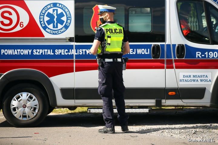 Do wypadku doszło na ulicy Wolności w Pysznicy. Jedna osoba została ranna.